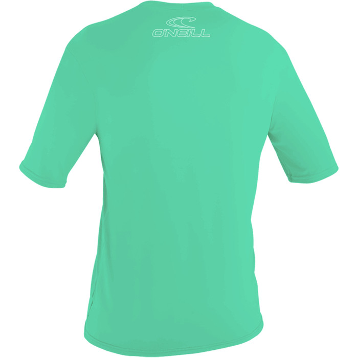 2024 O'Neill Youth Basic Skins Short Sleeve Sun Rash Tee 3422 - Light Aqua